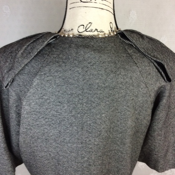 Twelfth St Black Ivory Tweed Crop Unique Blazer M - Picture 7 of 10